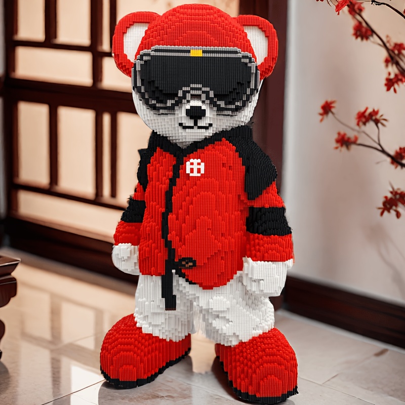 5000pcs Lucky Bear Building Blocks Model